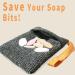 Buy Soap Bags - Exfoliating Soap Savers for Bar Soap | Deep Cleaning Soap Pouches - Black & Gray - Perfect for Bath & Shower - Buy Online on GoSupps.com