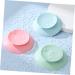 KALLORY Kids Bowl Suction Pad Set - 3pcs | Suction Cup Stickers | Silica Gel | Tricolor - Buy Online on GoSupps.com