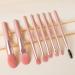TouGod 8pcs Professional Makeup Brushes Set with Leather Bag - Portable Travel Powder Concealer Blush & Eye Brushes for Flawless Application - Buy Online on GoSupps.com