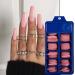 Ruixin 100pcs Coffin Nails - Long Artificial Ballerina False Nails 10 Sizes for DIY Nail Art | International Shipping Available - Buy Online on GoSupps.com