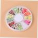 POPETPOP 12 Nail Protector Fruit Nail Charms Nail Art Decorations Eco-friendly Nail Decor Nail Decorations for Nail Art Fruit Decor Manicure Tool Polymer Clay Slices for Nail Boxed Decorate - Buy Online on GoSupps.com