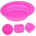 MAGICLULU Cleaning Pad Makeup Egg Brush Cleansing Pad Makeup Tools Silicon Brush Cleaner Silicone Cleaning Brush Makeup Scrubber Bowl Washers Cleaning Box Makeup Brush Silica Gel 14.5x11cm Rosy - Buy Online on GoSupps.com