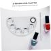 Buy 2 Stainless Steel Makeup Painting & Nail Art Palettes - Versatile Color Mixing Tools for Artists | International Shipping Available - Buy Online on GoSupps.com