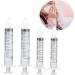 Junlucki 4 Pcs Baby Nasal Irrigator Syringes with Silicone Suction Tip - Safe & Portable Infant Nose Cleaner for Newborns - Buy Online on GoSupps.com