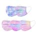 50PCS Kids Disposable Childrens Cartoon Colors Printing 3Ply Protective Breathable Comfortable Anti Dust Face Bandanas(B-001