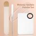 Buy Makeup Spatula and Palette Set - 304 Stainless Steel Mixing Tools for Artists | PU Leather Cover | International Shipping - Buy Online on GoSupps.com