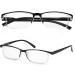 LUFF 4Pcs Anti-Blue Ray Reading Glasses Ultralight Portable 2.75X Readers Stylish Black Pack - Buy Online on GoSupps.com