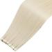 Moresoo Virgin Tape-In Extensions | Real Remy Hair Invisible Tapes #1000 50cm 5 Pieces 12.5g - Best Quality Hair Extensions - Buy Online on GoSupps.com