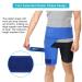 Yosoo Hip Thigh Brace - Groin Support Bandage for Joint Pain Relief | Non-Slip Breathable Elastic Waist & Leg Protector | International Shipping Available - Buy Online on GoSupps.com
