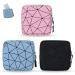Komunj 3 pieces tampon tie up storage with zipper storage bag tampon storage bag for women women's coin bags