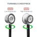 Stethoscope for Doctors & Nurses - Lightweight Dual Head Silver Coated with Flexible Tube & Soft Ear Knobs - Buy Online on GoSupps.com