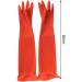 Home Long Rubber Gloves for Kitchen Dishwashing Waterproof Washing Latex Gloves Red Cleaning Washing Bowls Gloves Tools Rojo - Buy Online on GoSupps.com
