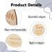 NPQ 12 Pcs Baby Monthly Milestone Cards - Wooden Baby Announcement Signs for New Parents | Baby First Year Growth Photo Props - Newborn Photography Gift Set - Buy Online on GoSupps.com
