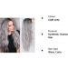 ColorfulPanda Ombre Grey Long Wavy Curly Wig for Women - Dark Roots Black - Cosplay & Daily Wear - Buy Online on GoSupps.com