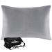 CBBPET Lightweight Pillow -Pack of 2 Pillow for Sleeping, Ultra Soft Kids Pillows for Sleeping-Compressible Memory Foam Travel Pillow -Super Soft Velvet Pillows,Pillow Cover is Water Proof Grey 14x18 Inch (Pack of 2)
