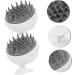 Beatifufu 2-Piece Shampoo Massage Brush Set - Gray Scalp Peeling Accessories for Travel | Durable & Practical - Buy Online on GoSupps.com