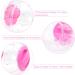 2 Pieces Hamster Ball 12cm Small Animals Dwarf Hamster Ball Transparent Spinning Running Wheel Small Animals Cage Accessories (Red + Yellow) - Buy Online on GoSupps.com