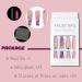 QINGGE Rhinestones Coffin Press on Nails - Pink Flower Design | Long Fake Nails for Women | Matte Stick on Nails - Buy Online on GoSupps.com
