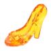 HONMEET Crystal High Heels High Heels for Kids Crystal Heels Crystals Beads Child Acrylic Yellow Scattered Beads Toys for Kids Gem Beads 11X4CM Yellow