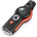 7-in-1 Emergency Survival Whistle - Outdoor Multifunctional Tool with Lanyard | Ideal for Kayaking, Boating, Hiking & More | Black+Orange - Buy Online on GoSupps.com