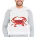 Crab Bibs 25/50 Pack, 23" Disposable Lobster Bibs for Adults, Plastic Funny Bibs for Crab Feast Crawfish Seafood Boil Party Crab Bibs-25pcs