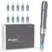 Dr.pen M8 Microneedling Pen Wireless Professional Micro Needling Pen Skin Care Tool Kit for Face and Body Auto Microneedling Device Set for Face 6 Speeds with 10 Nano Round Cartridges (UK Plug)