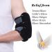 Elbow Guard Compression Brace - Adjustable Support & Protector for Tennis Golf Gym | Night Sleep Support for Men & Women - Buy Online on GoSupps.com