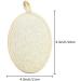 GEOOT Exfoliating Loofah Sponge Pads - Natural Egyptian Shower Loofa (2 Pack) - Buy Online on GoSupps.com
