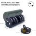 Weekly Pill Organizer - 2x Daily Dose 7-Day Travel Case Moisture Resistant 14 Compartments for Pills Vitamins and Supplements - Black - Buy Online on GoSupps.com
