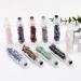 10 x 10ml Transparent Glass Bottles with Natural Semi-Precious Stones & Essential Oils - Free Carrying Bag Multi-Colored Medicinal Crystal Chips - International Shipping Available - Buy Online on GoSupps.com