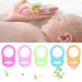 12 PCS Silicone Pacifier Adapter Ring | Dummy Holder Clip | Baby Pacifier Clip | Durable & Safe Accessories - Buy Online on GoSupps.com