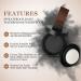 Instant Hairline Powder - Conceal Receding Hairline with Windproof & Sweatproof Hair Root Touch Up - Professional Hairline Shadow Powder (Natural Black) - Buy Online on GoSupps.com