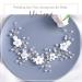 Unicra Blumen Kopfschmuck Perlen f r Hochzeiten - Kristall Haarschmuck f r Br ute und M dchen (Silber) | Internationaler Versand - Buy Online on GoSupps.com