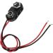 9V Battery Clip Connector - Tinned Wire Leads 15cm Black Red I Type - Pack of 5 for Easy International Shipping - Buy Online on GoSupps.com