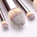 14-Piece Champagne Gold Makeup Brush Set - Premium Wood Handle Beauty Tools for Foundation & Eye Shadow - Buy Online on GoSupps.com