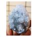 Stone Natural Celestite geode Quartz Cluster Crystal Specimen Balance Gemstone Decoration ERTEYIN