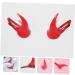 Beaupretty 1 Set 2 Pairs Cute Hair Accessories Hair Accessories for Prom Devil Horn Barrettes Ox Horn Hairpin Gothic Horn Headband Hair Clip Red Plastic Horns Halloween - Buy Online on GoSupps.com