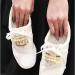 Shoelaces Clips Gold DIY Decorative Shoe Charm Pearl Rhinestones Shoes Accessory for Sneakers Casual Shoes Girl Women Style 4 - Buy Online on GoSupps.com