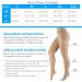 Varicose Veins Compression Pantyhose - 20-30 mmHg Closed Toe Support Hose Beige - XL-XXL International Shipping - Buy Online on GoSupps.com