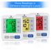 Panacare 2.0 Fully Automatic Upper Arm Blood Pressure Monitor - 3-Colored Large Display Backlight 2 Users 198 Data Sets Cuffs 22-42cm - German Language - Silver - Buy Online on GoSupps.com