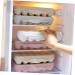 Egg Cartons 2pcs container with lid storage containers for pantry egg dispenser egg plate re-usable - Buy Online on GoSupps.com