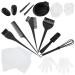 Didiseaon 2 Sets Diy Hair Coloring Oil Hair Dye Color Tool Ear Cover Hair Coloring Cape Inflatable Headband Hair Tint Tool Dye Kit Coloring Gloves Clipper Guard Holder Lolita Bracket Plastic