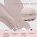 Buy Pigskin Leather Shoe Insoles for Women - Self-Adhesive Barefoot Inserts for High Heels & Flats | Size 8 Apricot Round - Buy Online on GoSupps.com