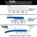 Peak Essentials TUNG Brush Kit - Premium Tongue Cleaner & Scrubber with Fresh Mint Flavor for Bad Breath - BPA Free - Made in USA (Set of 1) - Buy Online on GoSupps.com