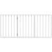 Petmaker 24-Inch White Wooden Indoor Dog Gate - Freestanding Accordion Style Fence for Doorways, Stairs or House - Buy Online on GoSupps.com