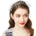 Birthday Girl Sash & Rhinestone Headband Set - Silver Glitter/Black - Buy Online on GoSupps.com