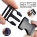 YGDZ Buckles Strap Set 10 Yards 1 Inch Nylon Webbing Strap with 20 Set Side Release Plastic Buckles for Luggage Strap Backpack Repairing Black One Side Adjustable - Buy Online on GoSupps.com