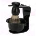 Buy Zerodeko 2pcs Shaving Bowl & Brush Holder Set - Black Shaving Cup & Stand for Bristles Razor - Perfect for Men s Grooming - Buy Online on GoSupps.com