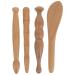 Lalafina 4 pieces of hand massager from traditional Thai reflex zone massage face gua Sha foot massage device triggerpunkt massager only massage device equipment wood care