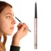 Waterproof Eyeliner Pencil Smudge-Proof Quick Drying Pencil Eyeliner - 6 Colors Vitamin E Super Slim Nib Eyeliners for Natural Bold Eye Makeup Easy to Remove Fanelod Skin Pink